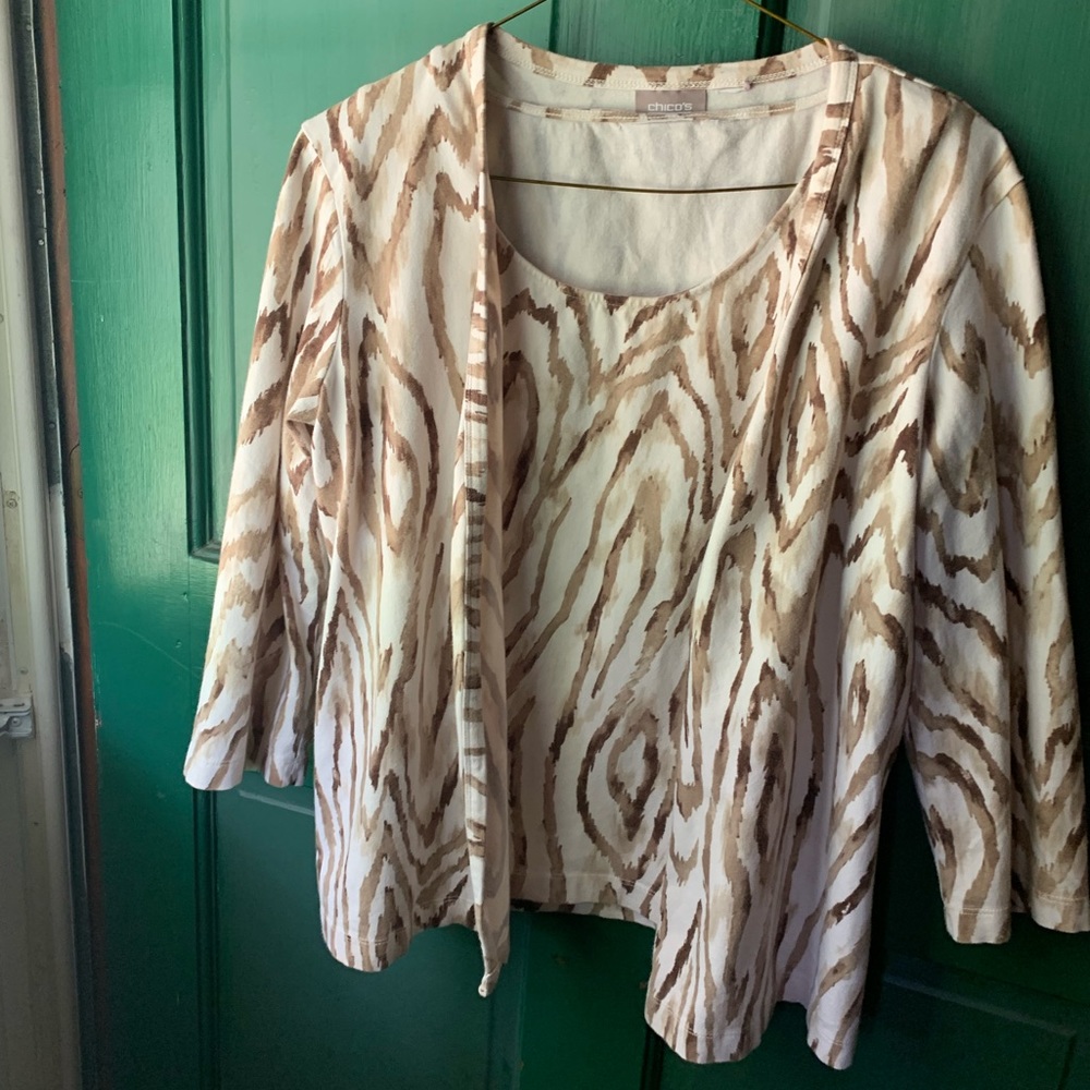 Chico’s Women’s Cardigan/Undershirt Set
